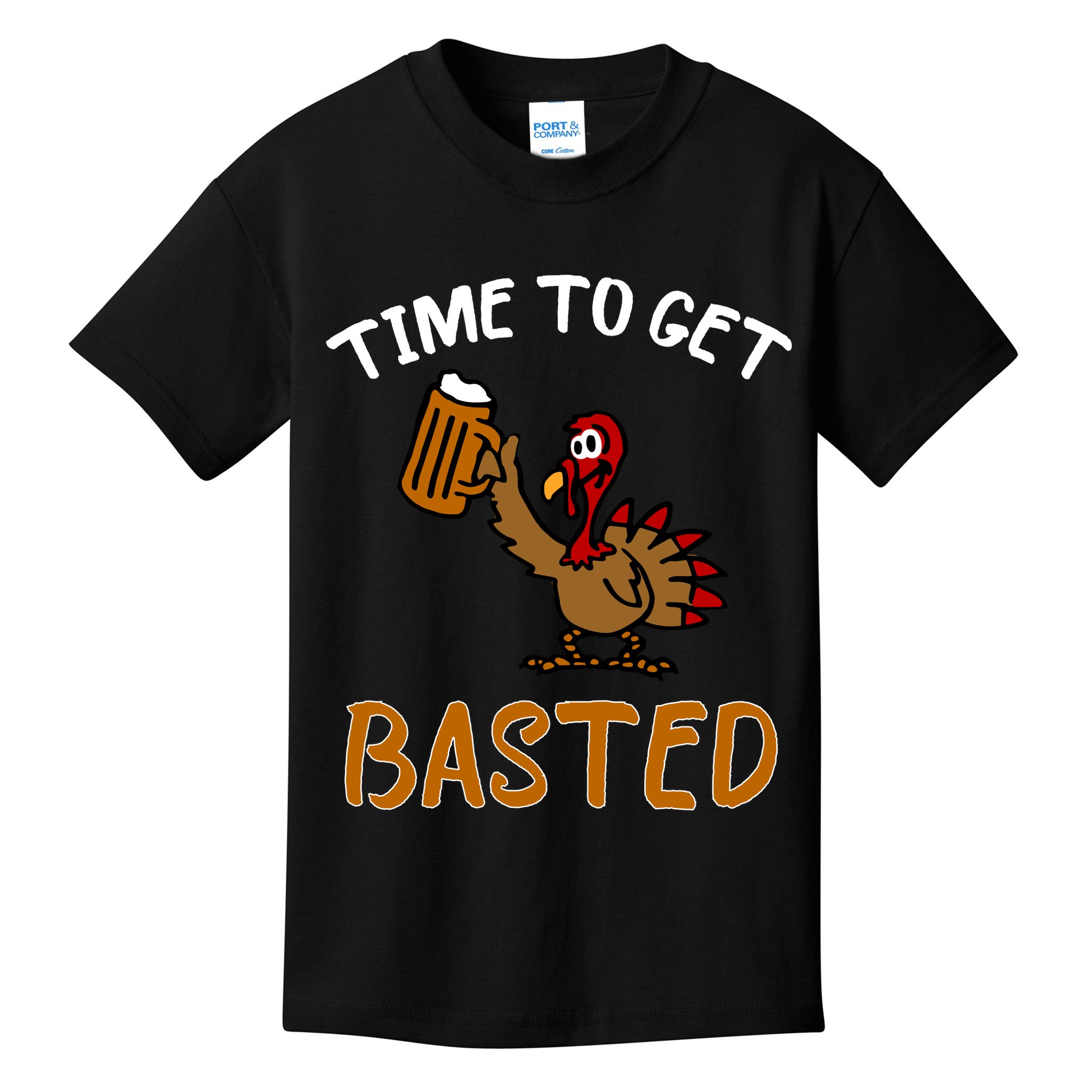 Time To Get Basted Kids T-Shirt