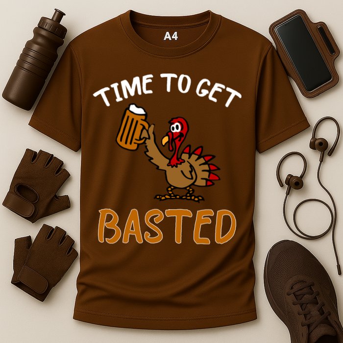 Time To Get Basted Performance Shirt