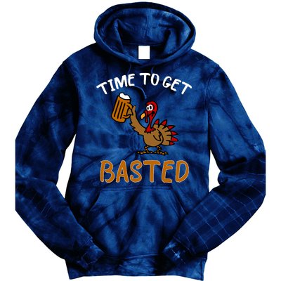 Time To Get Basted Tie Dye Hoodie