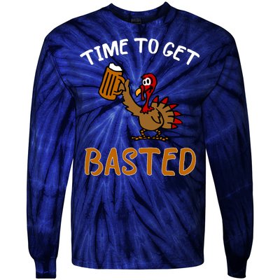 Time To Get Basted Tie-Dye Long Sleeve Shirt