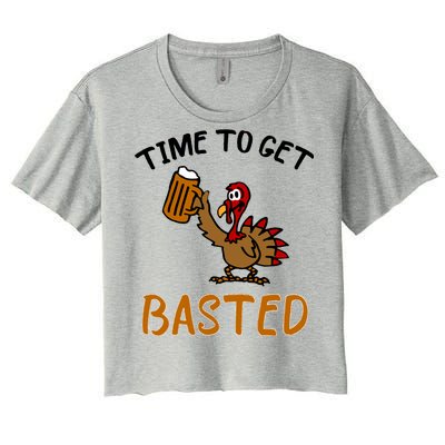 Time To Get Basted Women's Crop Top Tee