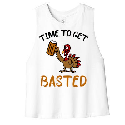 Time To Get Basted Women's Racerback Cropped Tank