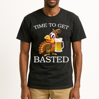 Time To Get Basted Funny Thanksgiving  Tall T-Shirt