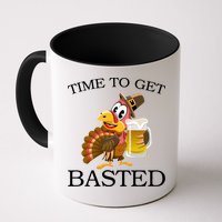 Time To Get Basted Funny Thanksgiving  Mug