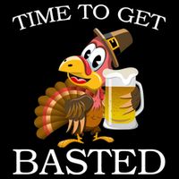 Time To Get Basted Funny Thanksgiving  Drawstring Bag