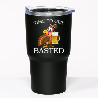 Time To Get Basted Funny Thanksgiving  Tumbler