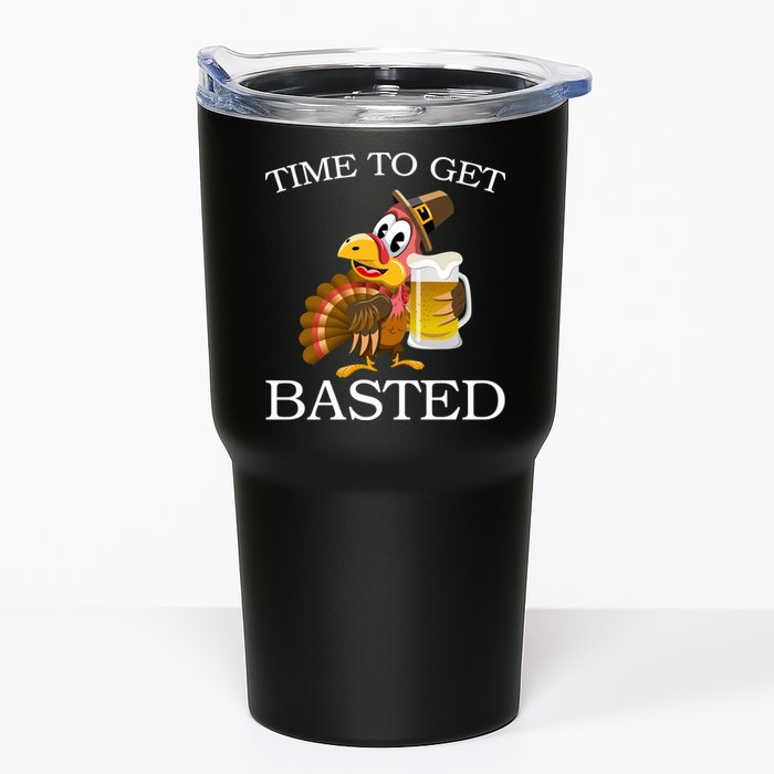 Time To Get Basted Funny Thanksgiving  Tumbler