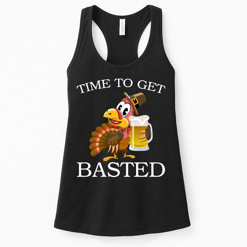 Time To Get Basted Funny Thanksgiving  Womens Tank Top