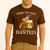 Time To Get Basted Funny Thanksgiving  Performance Shirt