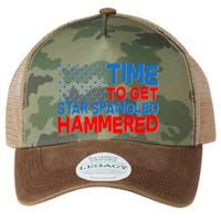 Time To Get Star Spangled Hammered Legacy Tie Dye Trucker Hat