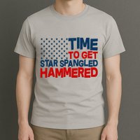 Time To Get Star Spangled Hammered T-Shirt