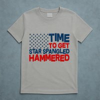 Time To Get Star Spangled Hammered T-Shirt