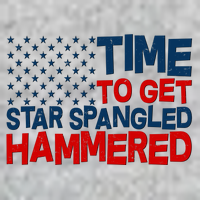 Time To Get Star Spangled Hammered T-Shirt