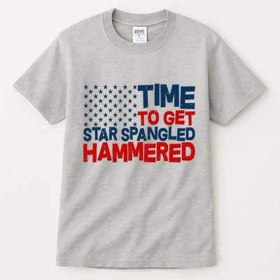 Time To Get Star Spangled Hammered Tall T-Shirt