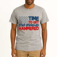 Time To Get Star Spangled Hammered Tall T-Shirt