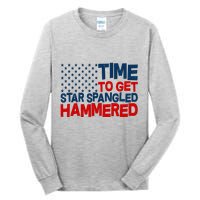 Time To Get Star Spangled Hammered Tall Long Sleeve T-Shirt