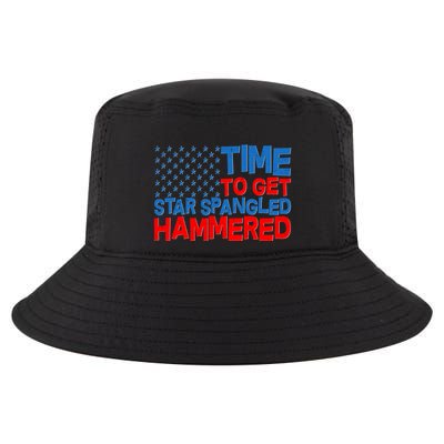Time To Get Star Spangled Hammered Cool Comfort Performance Bucket Hat