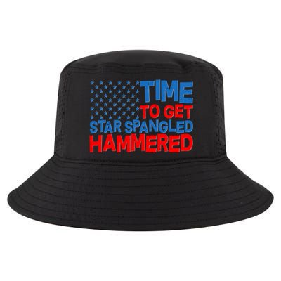 Time To Get Star Spangled Hammered Cool Comfort Performance Bucket Hat