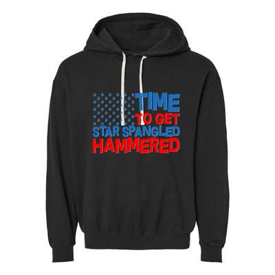 Time To Get Star Spangled Hammered Garment-Dyed Fleece Hoodie