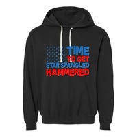 Time To Get Star Spangled Hammered Garment-Dyed Fleece Hoodie