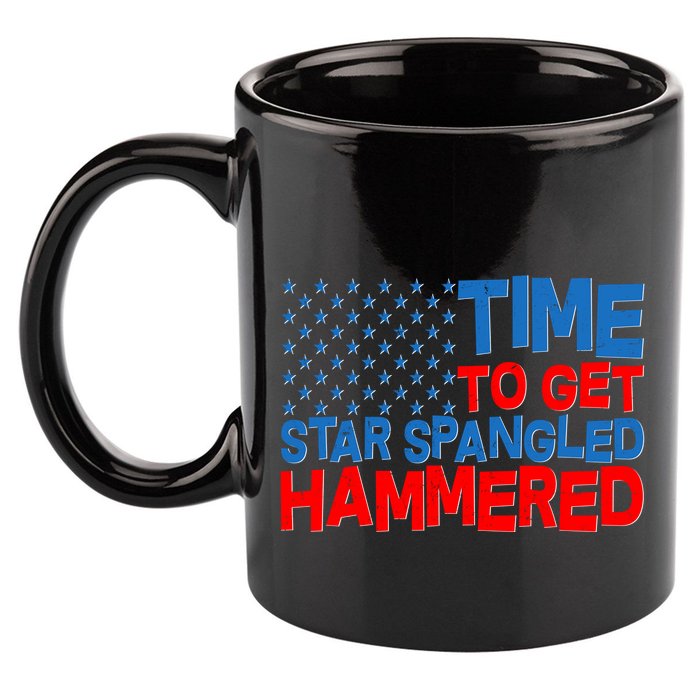 Time To Get Star Spangled Hammered 11oz C Handle Ceramic Mug