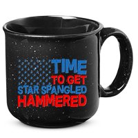 Time To Get Star Spangled Hammered 15oz Campfire Ceramic Mug