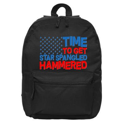 Time To Get Star Spangled Hammered 16 in Basic Backpack