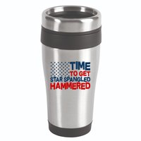 Time To Get Star Spangled Hammered 16oz Travel Tumbler