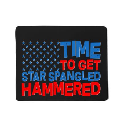 Time To Get Star Spangled Hammered Mousepad