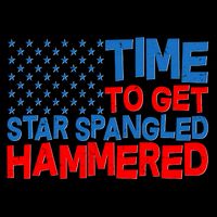 Time To Get Star Spangled Hammered Baby Bodysuit
