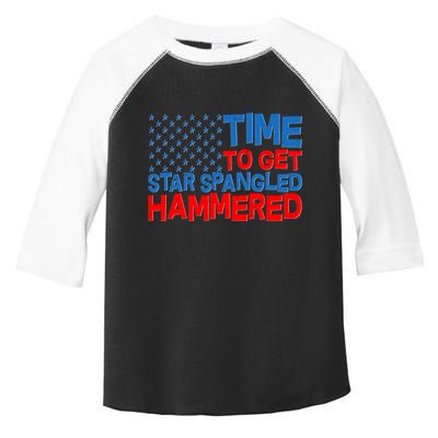 Time To Get Star Spangled Hammered Toddler Fine Jersey T-Shirt