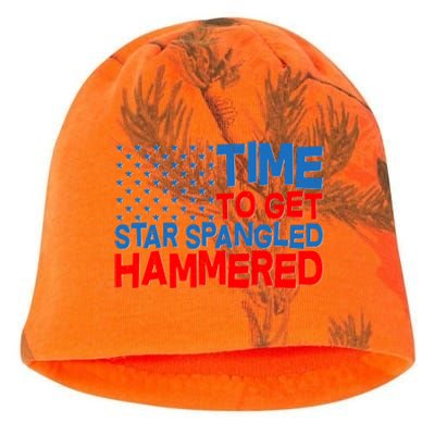 Time To Get Star Spangled Hammered Kati - Camo Knit Beanie