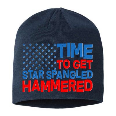 Time To Get Star Spangled Hammered Sustainable Beanie