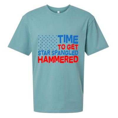 Time To Get Star Spangled Hammered Sueded Cloud Jersey T-Shirt