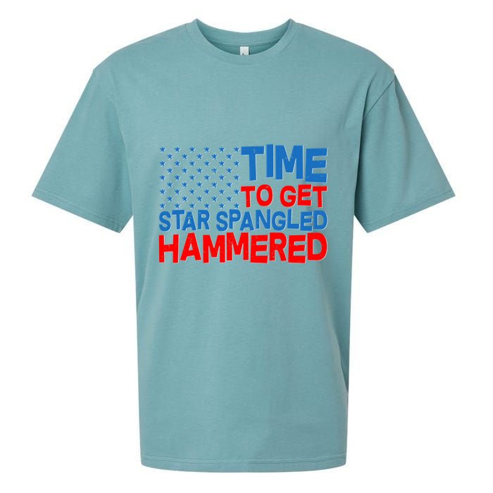 Time To Get Star Spangled Hammered Sueded Cloud Jersey T-Shirt