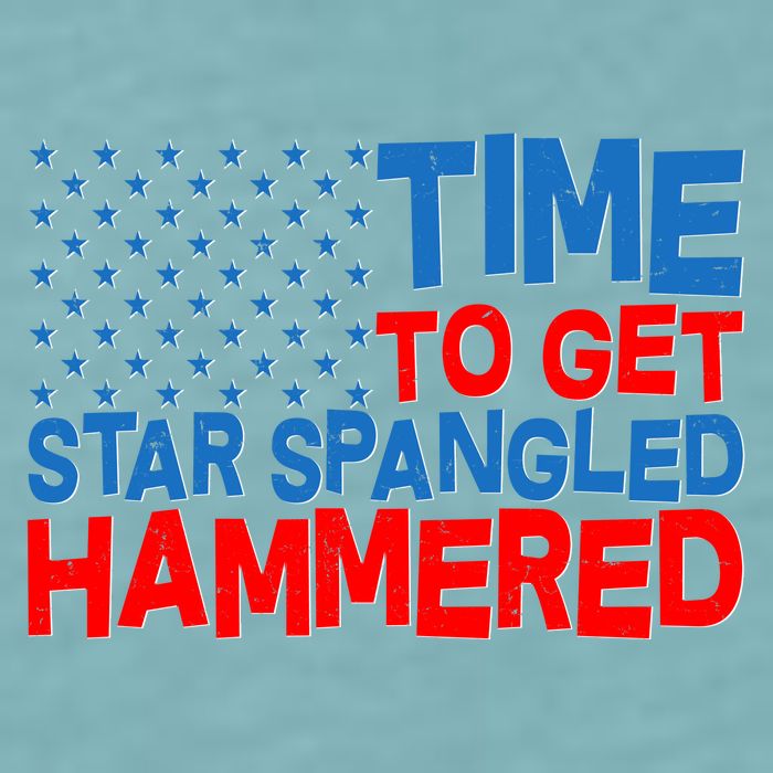 Time To Get Star Spangled Hammered Sueded Cloud Jersey T-Shirt
