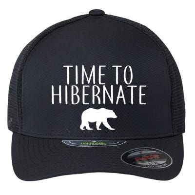 Time To Hibernate Flexfit Unipanel Trucker Cap