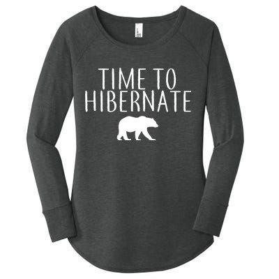 Time To Hibernate Women's Perfect Tri Tunic Long Sleeve Shirt