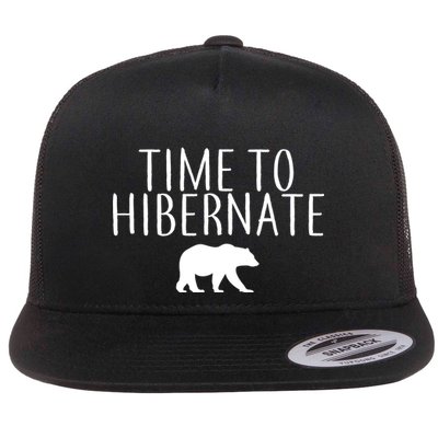 Time To Hibernate Flatbill Hat