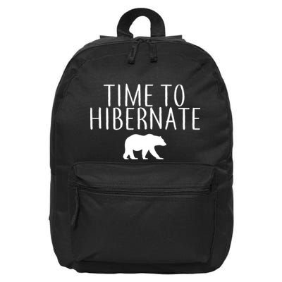 Time To Hibernate 16 in Basic Backpack