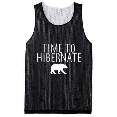 Time To Hibernate Mesh Reversible Basketball Jersey Tank