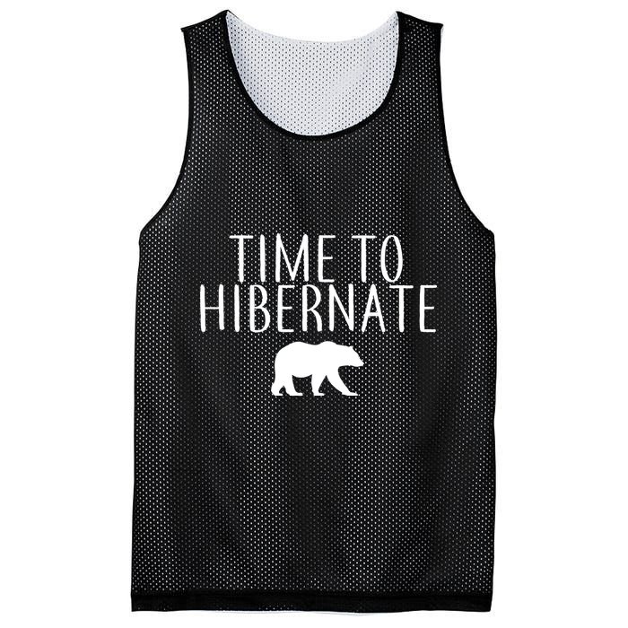 Time To Hibernate Mesh Reversible Basketball Jersey Tank