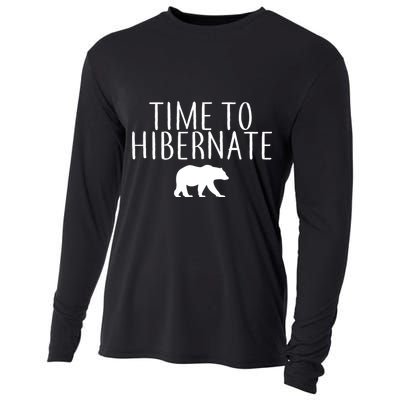 Time To Hibernate Cooling Performance Long Sleeve Crew