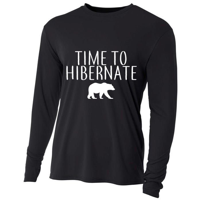 Time To Hibernate Cooling Performance Long Sleeve Crew