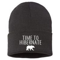 Time To Hibernate Sustainable Knit Beanie