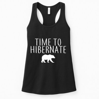 Time To Hibernate Womens Tank Top
