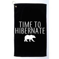 Time To Hibernate Golf Towel