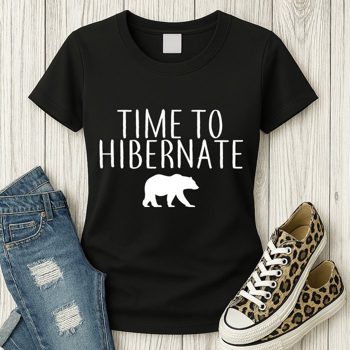 Time To Hibernate Womens T-Shirt