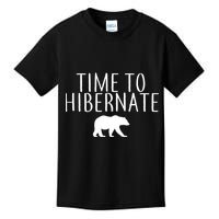 Time To Hibernate Kids T-Shirt