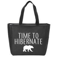Time To Hibernate Zip Tote Bag